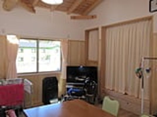 木のぬくもりある居室