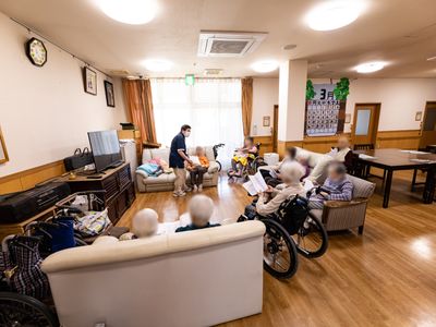 共有スペースでのひととき