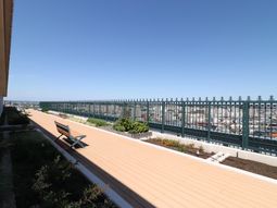 開放的なテラスの様子