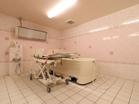 機能的な浴室設備