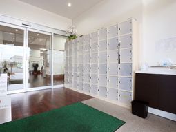 エントランスのロッカー