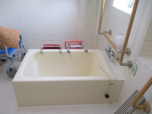 介護のための浴室設備