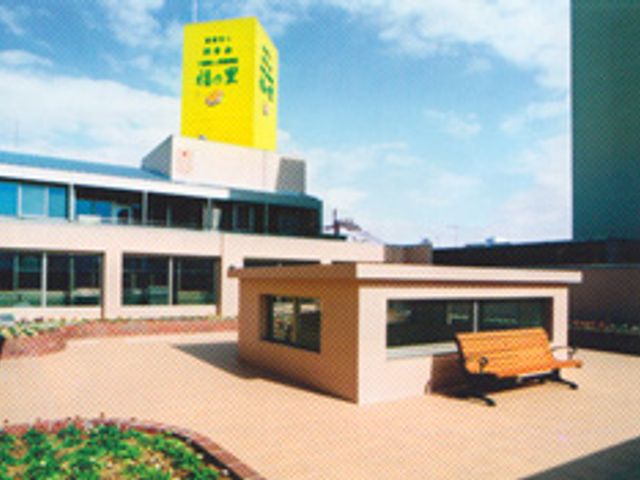 広々とした中庭 中庭 青空の下でベンチが置かれた広いスペースです。休憩やリフレッシュに最適な環境が整っています。