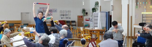 エクササイズ中の室内