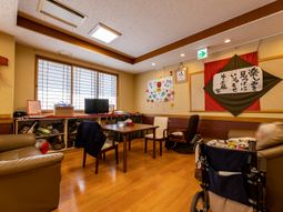 和風デザインの共用スペース