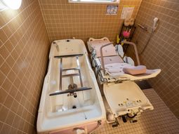 機能的な浴室設備