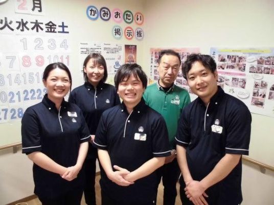 スタッフ集合の掲示板前  