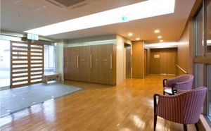 明るい空間の入口
