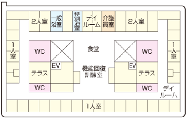 施設の間取り図