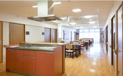 広々とした食堂