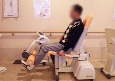 トレーニング機器の室内
