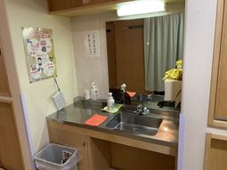 清潔な洗面台