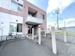 自転車のある玄関