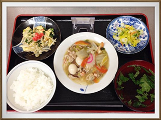 バランスの取れた料理