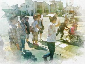 道路の横断