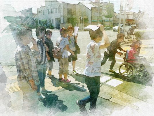 道路の横断