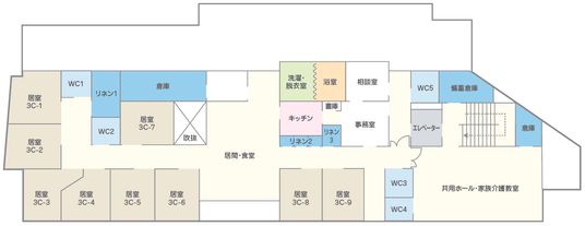 広々とした居室