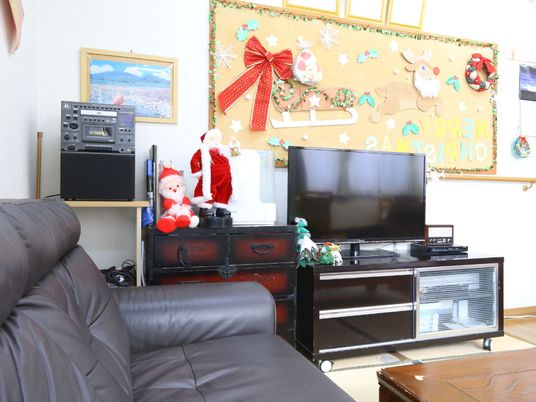 共有スペースのクリスマス装飾