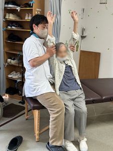 親身なサポートの様子