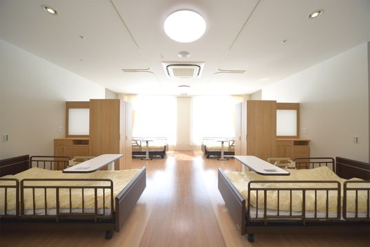 日の光が差し込む居室