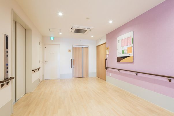 ゆったり廊下の様子