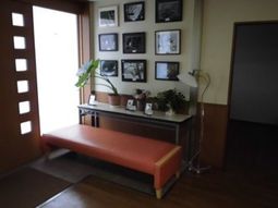 応接スペースの和やかな雰囲気