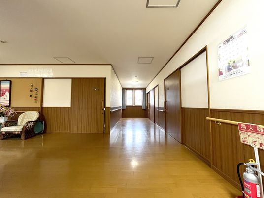 快適な広い廊下