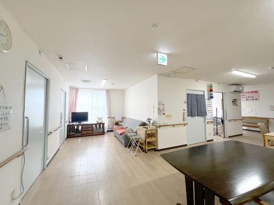 くつろげる明るい空間