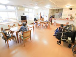 明るい共有スペース