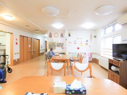 明るい共有スペース