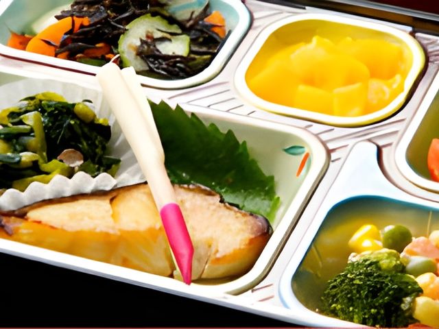 美味しそうな食事例 料理 彩り豊かなメニューが揃い、栄養バランスを考えた食事をご提供します。健康にも配慮された内容です。