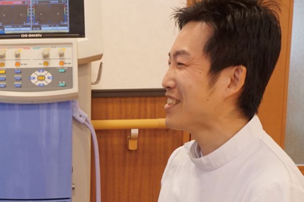 笑顔のスタッフ