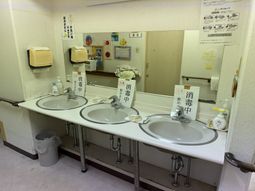 三つの洗面台