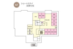 6階フロアの間取り図