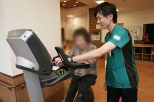 トレーニングを行う機能訓練室