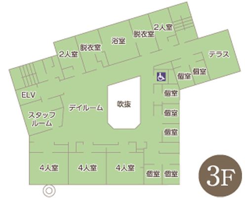 3階の間取り図