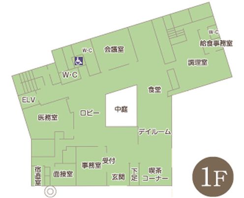 施設のフロアマップ