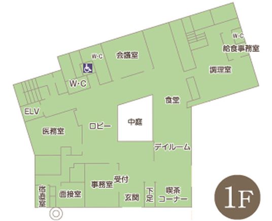 施設のフロアマップ