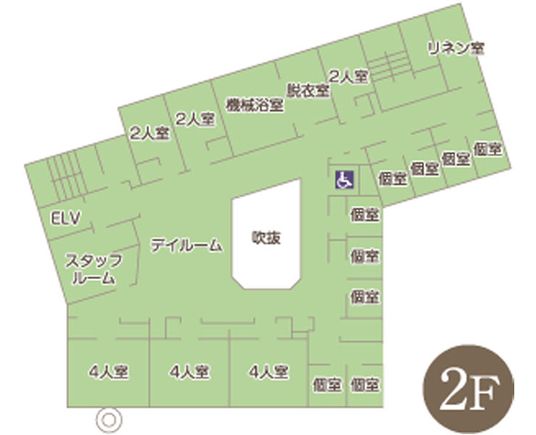 施設の間取り図