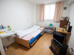 清潔な居室の一角