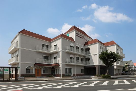 特徴的な外観の建物
