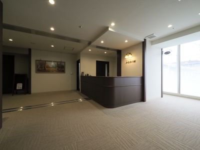 清潔なロビーの風景