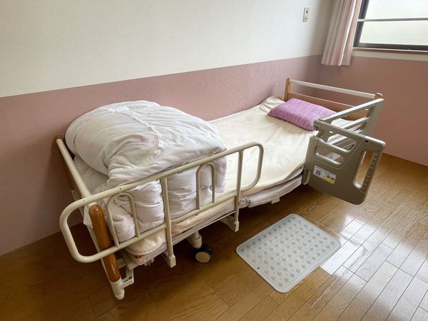 ベッドが配置された部屋