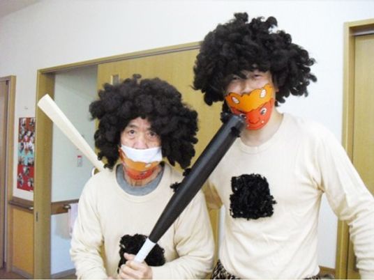 コスプレをした二人