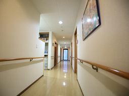 明るい廊下の様子