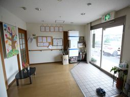 明るいエントランス