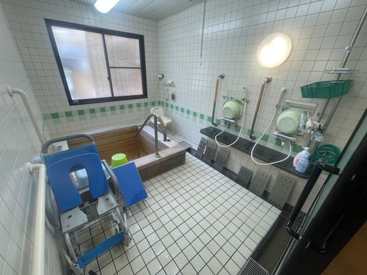 広々とした浴室