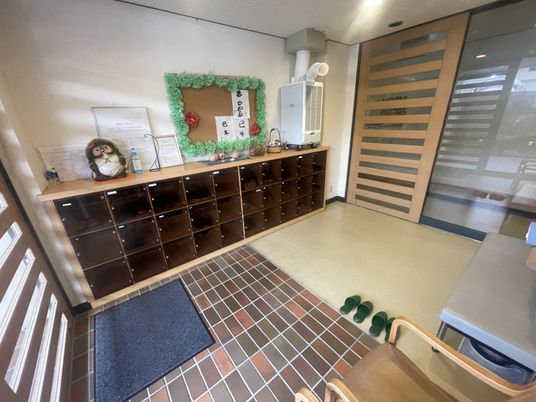 シューズラックのエントランス