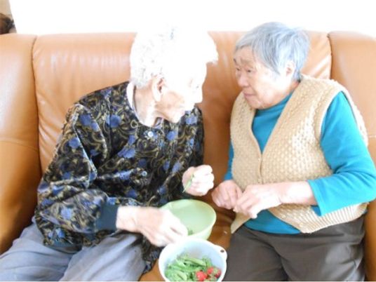 お二人の和やかな共有時