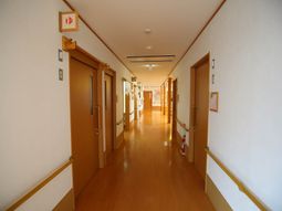 清潔な廊下の一角
